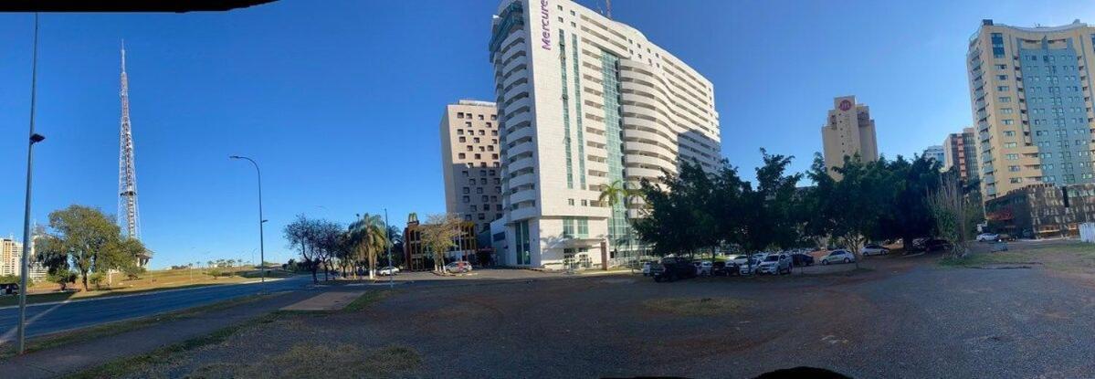 Flat Encantador No 11º Com Vista Pra Torre De Tv Brasília Buitenkant foto